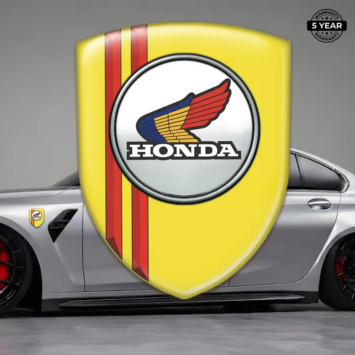 Honda Crest Logo Emblem Signature Grade
