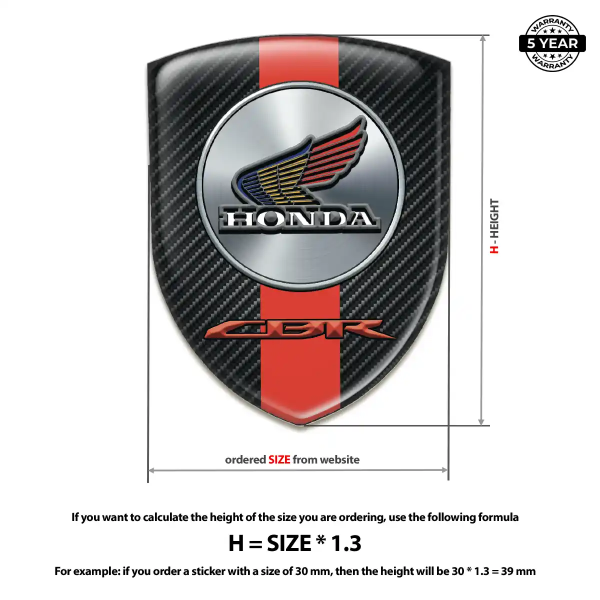Honda Domed Badge Exclusive Series