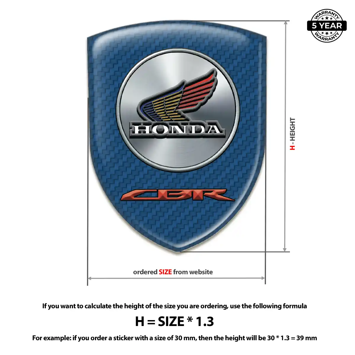 Honda Domed Badge Interior Elegance