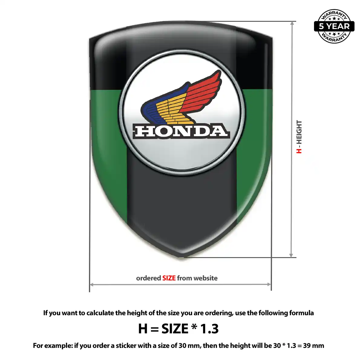 Honda Domed Badge Interior Luxe