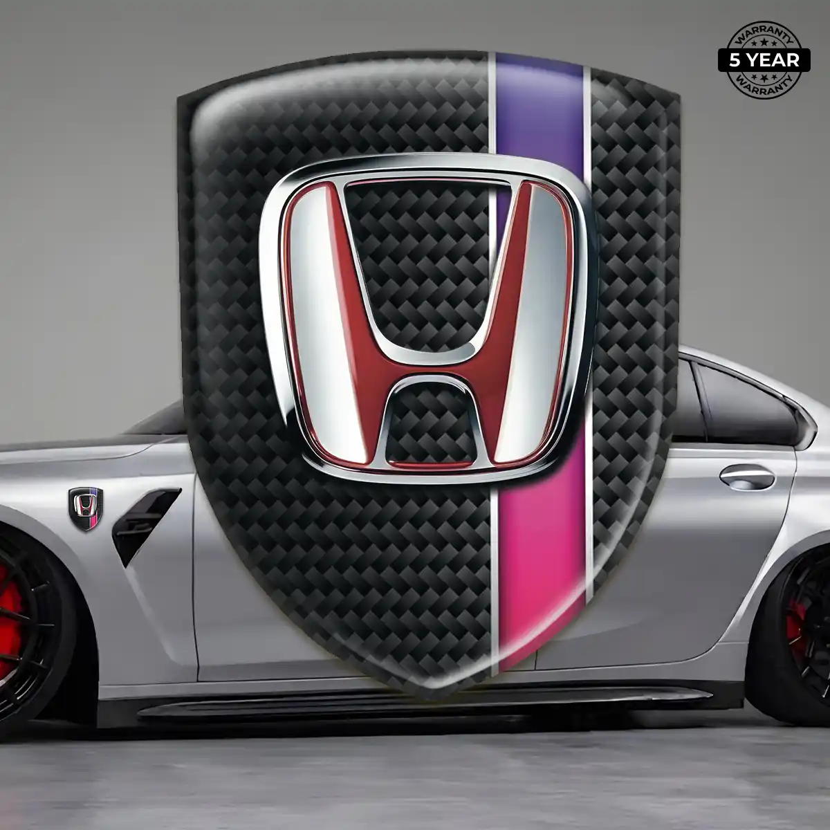Honda Domed Car Sticker Deluxe Edition