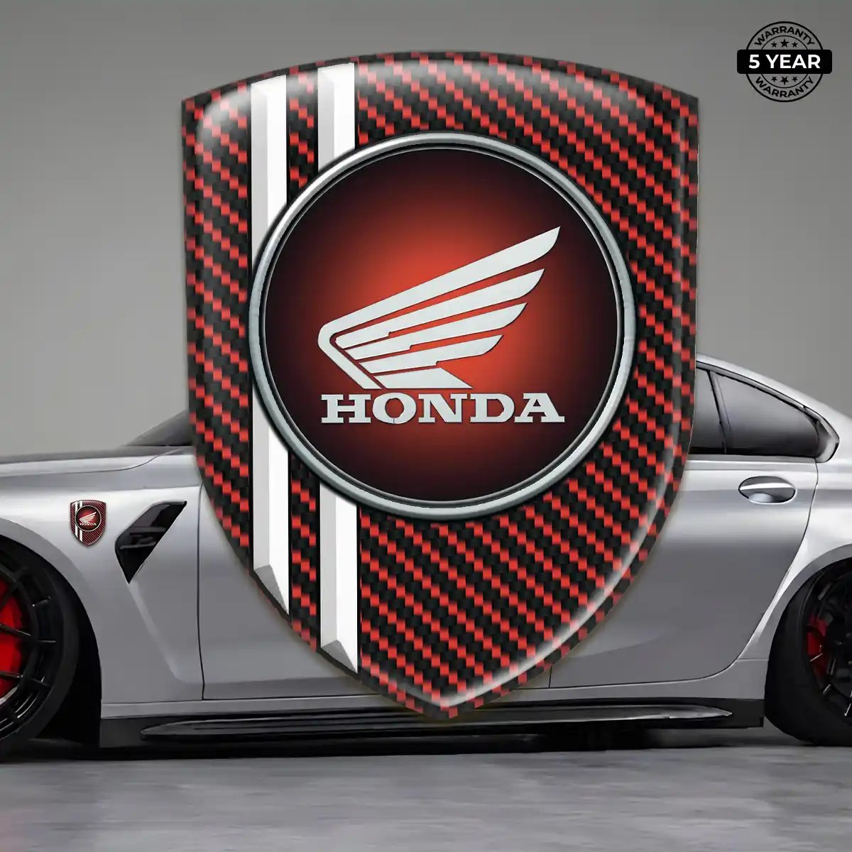 Honda Domed Car Sticker Outer Style