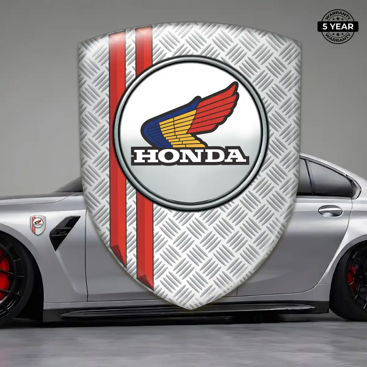Honda Domed Car Sticker Sleek Style