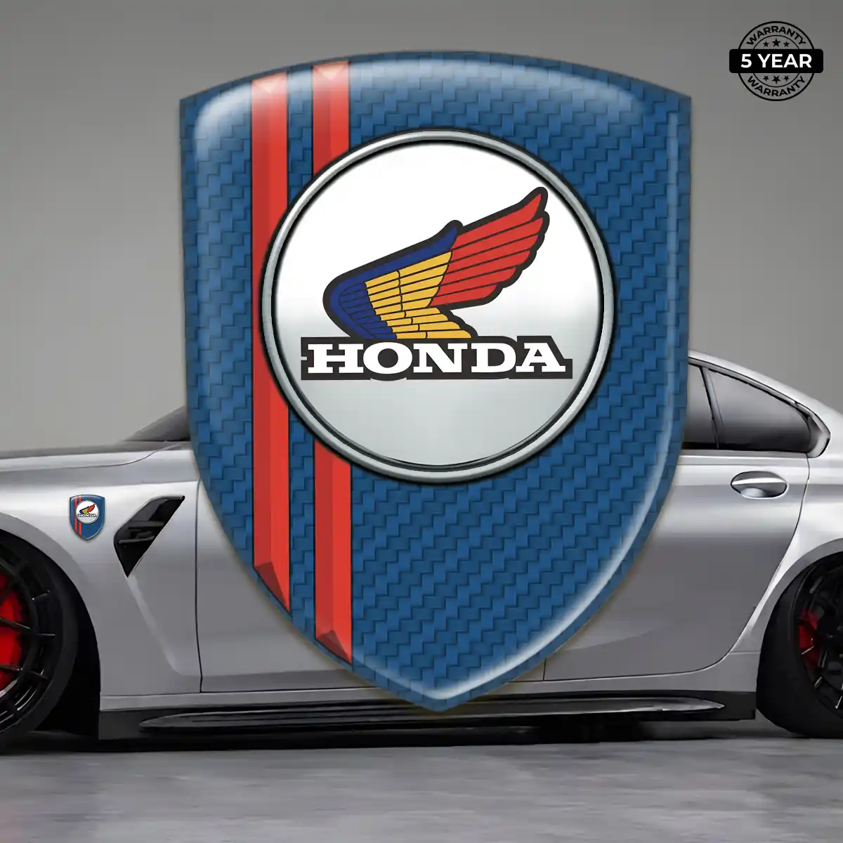 Honda Domed Decal Refined Design