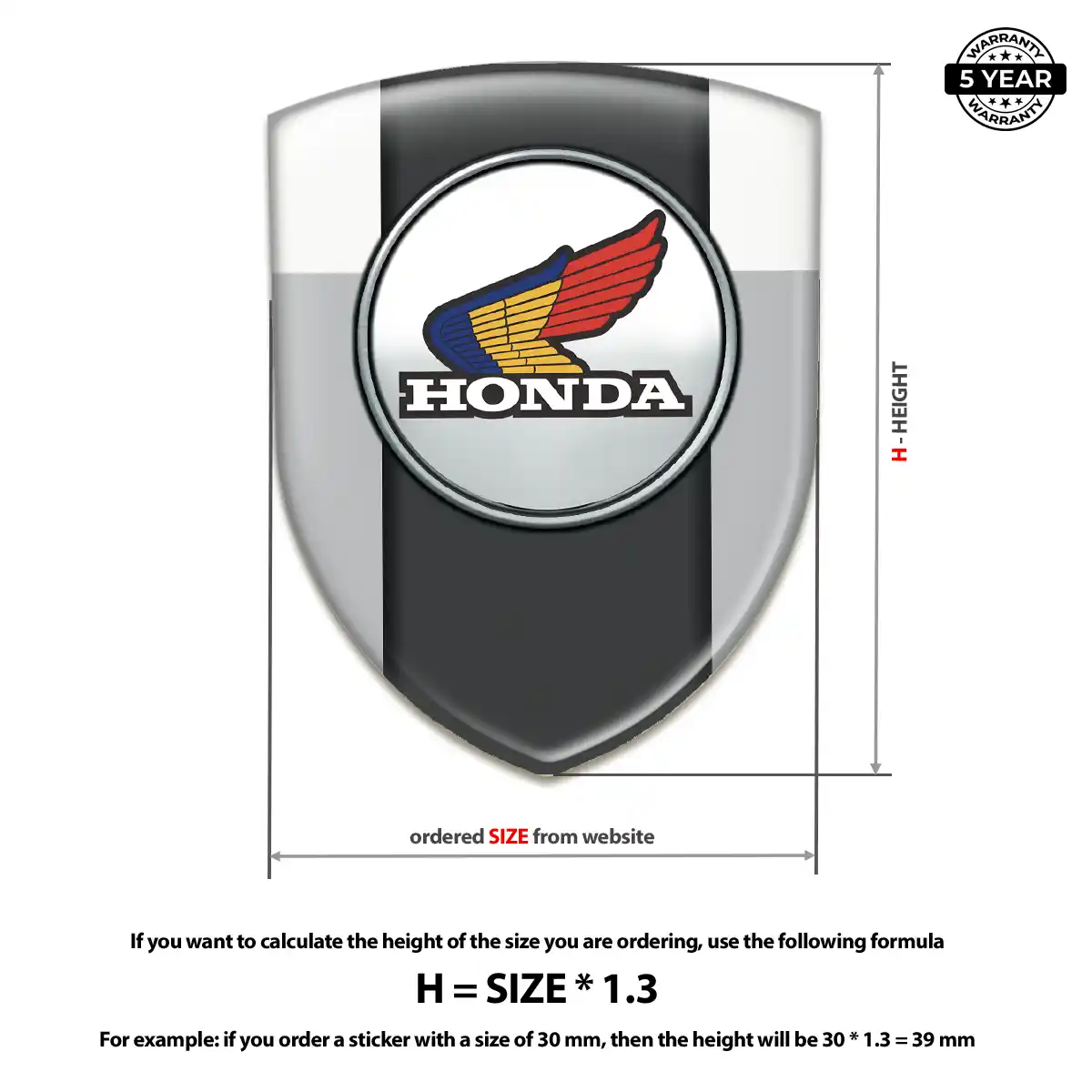 Honda Domed Emblem Interior Elegance