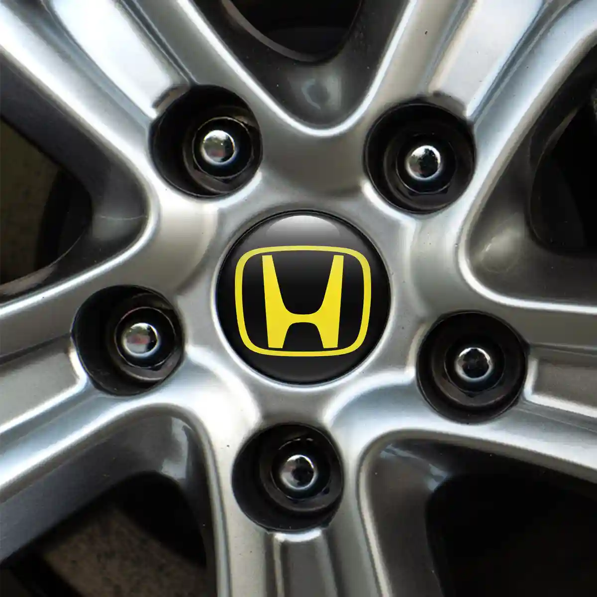 Honda Domed Emblem Self-Adhesive Stylish Design