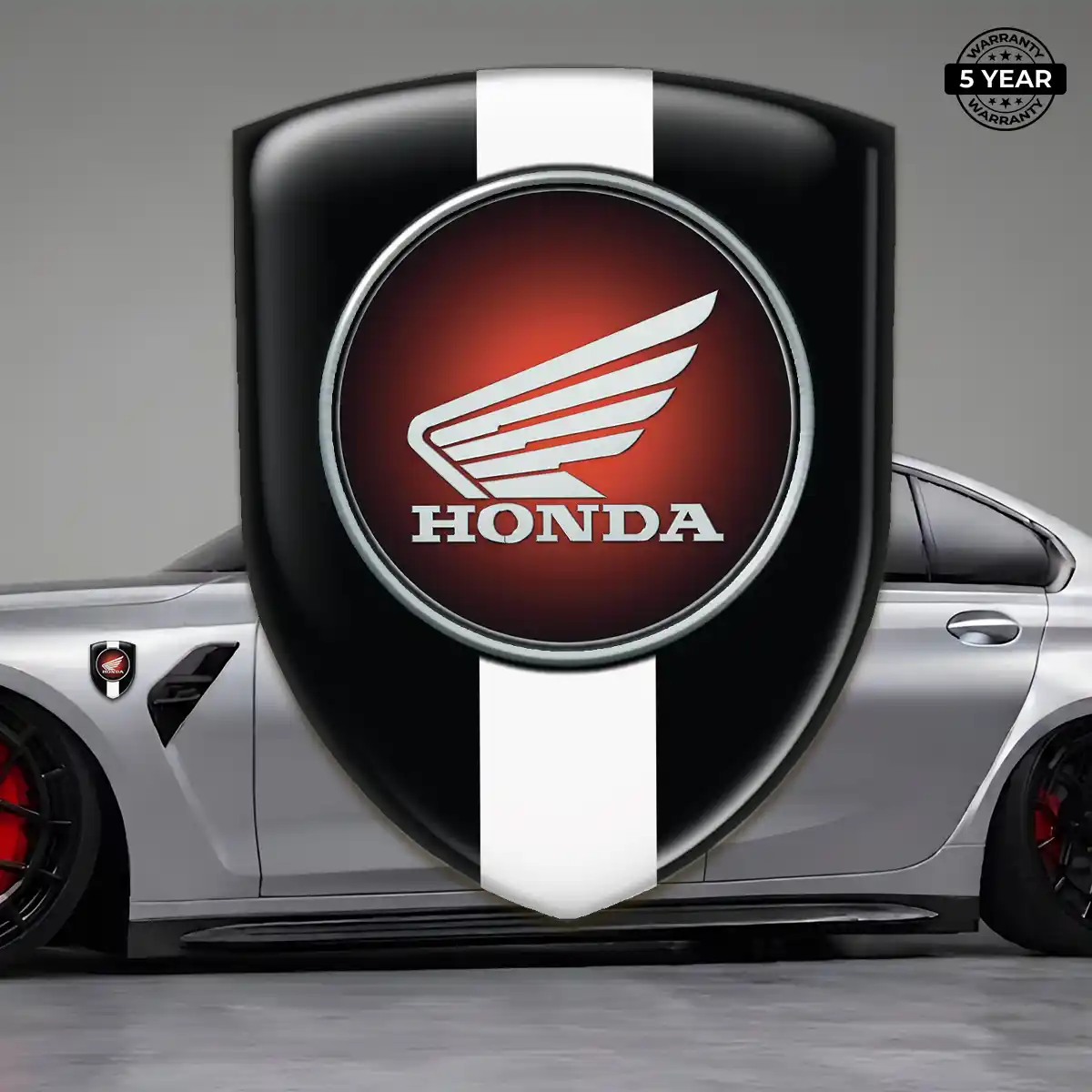 Honda Domed Logo Decal Deluxe Edition