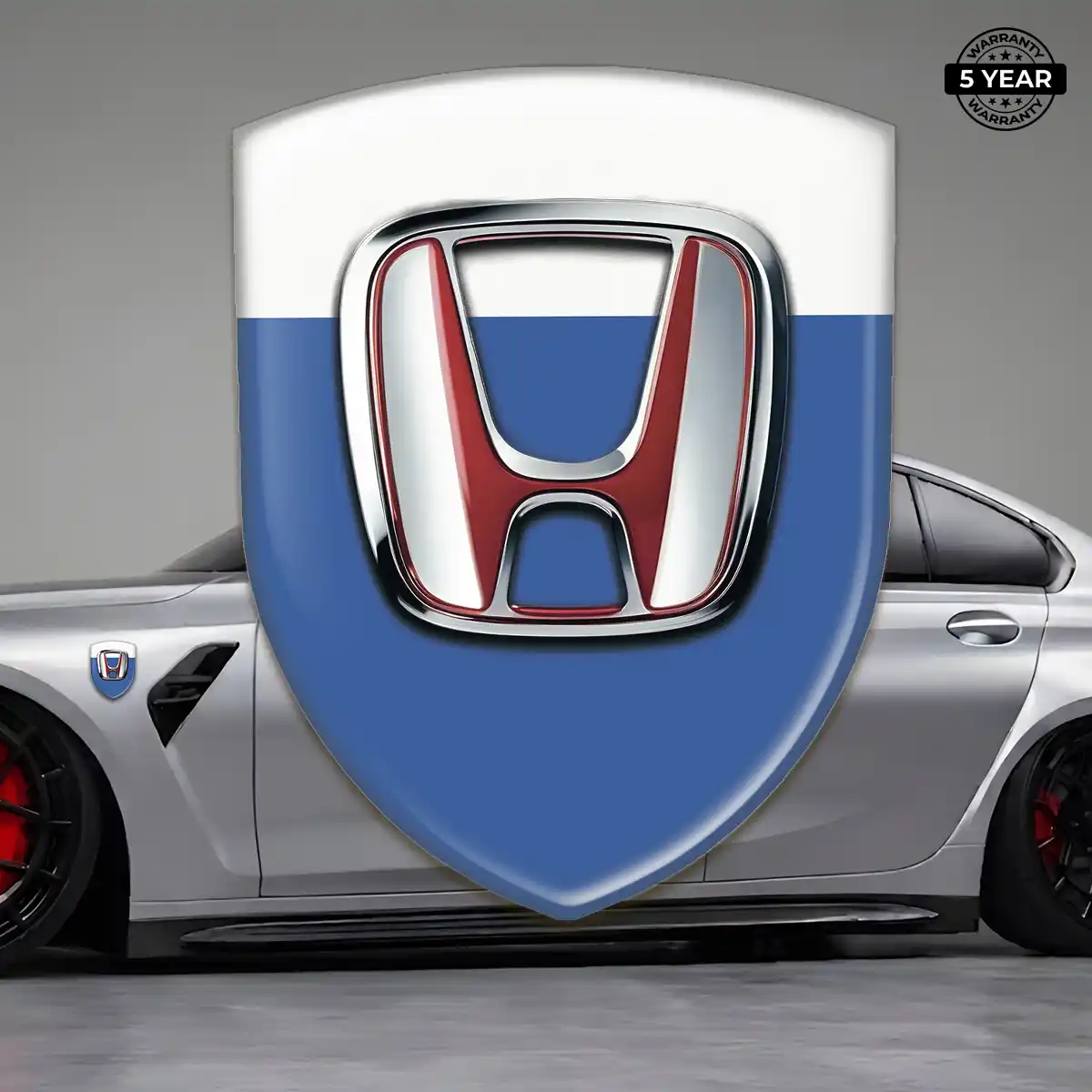 Honda Domed Logo Decal Refined Design