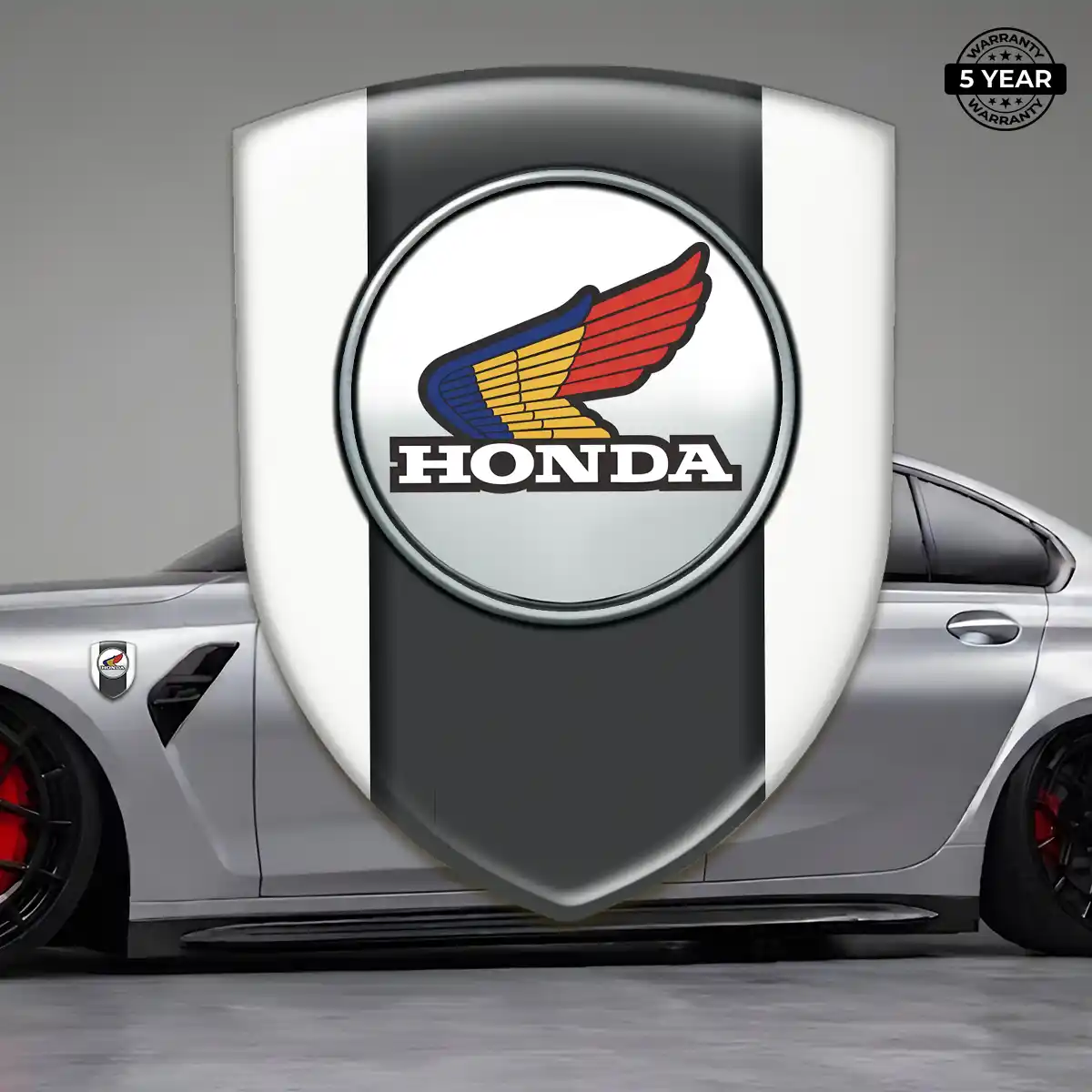 Honda Domed Logo Decal Sleek Style