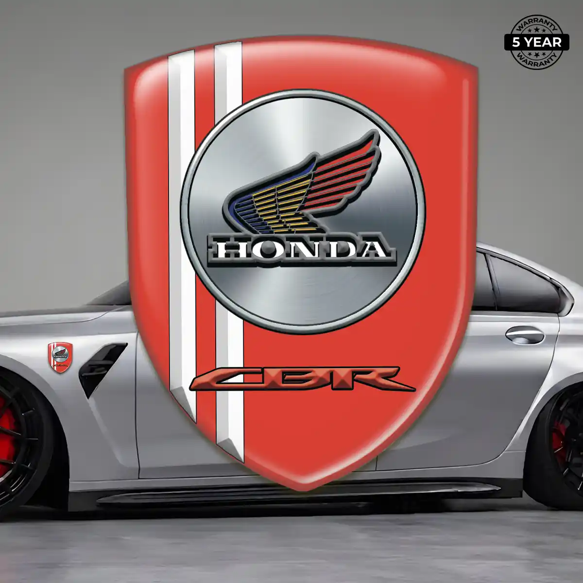 Honda Domed Logo Sticker Refined Design