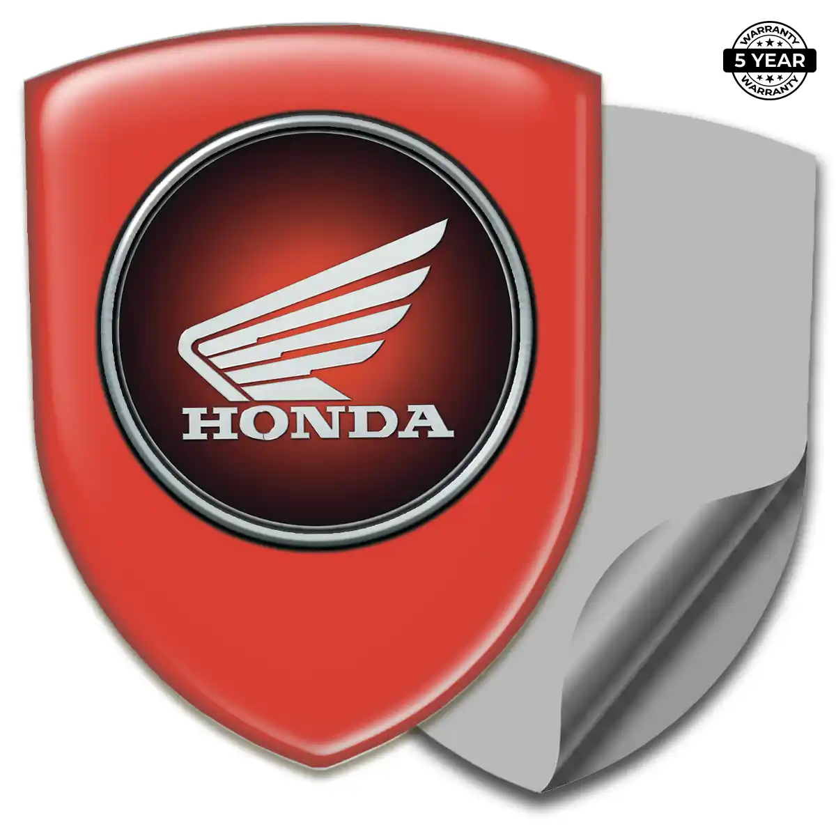 Honda Domed Logo Sticker Sleek Style