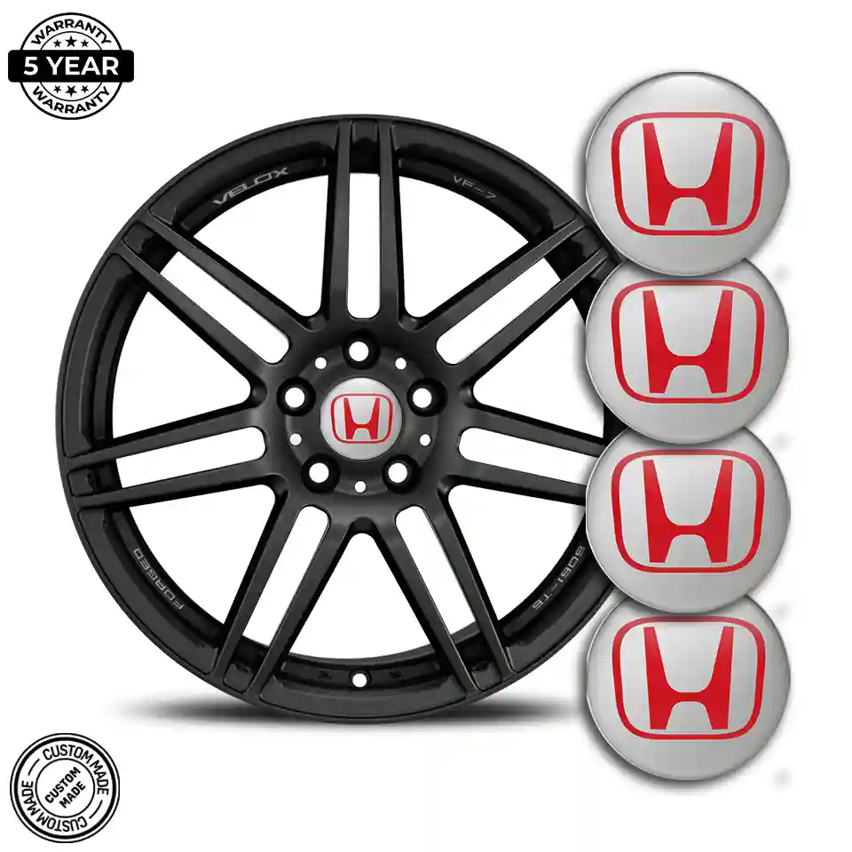 Honda Domed Sticker Self-Adhesive Stylish Design