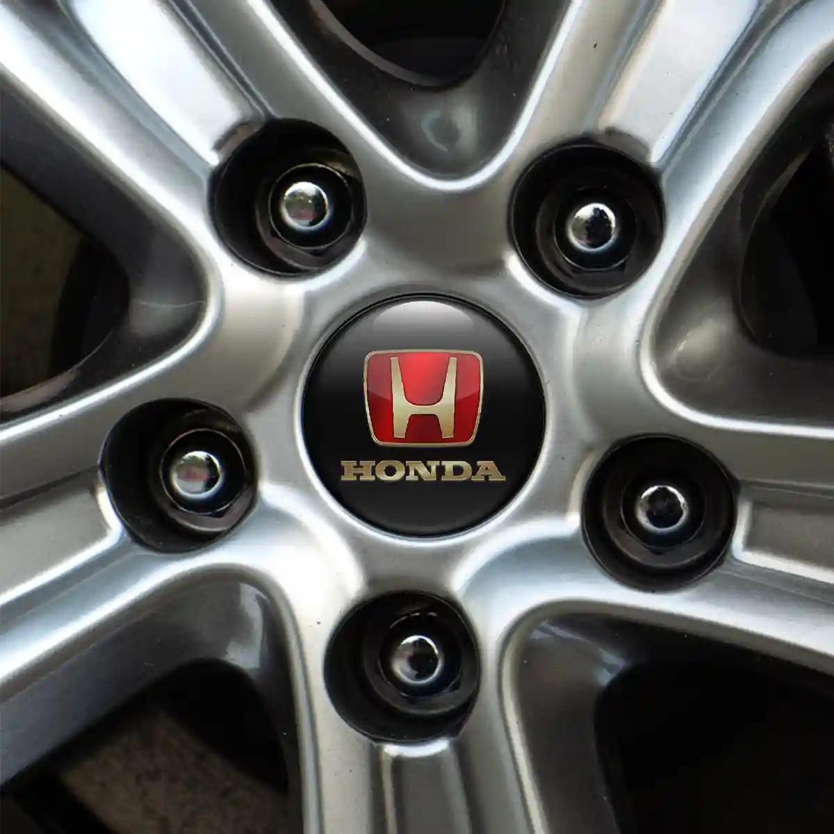 Honda Domed Sticker Stylish Design
