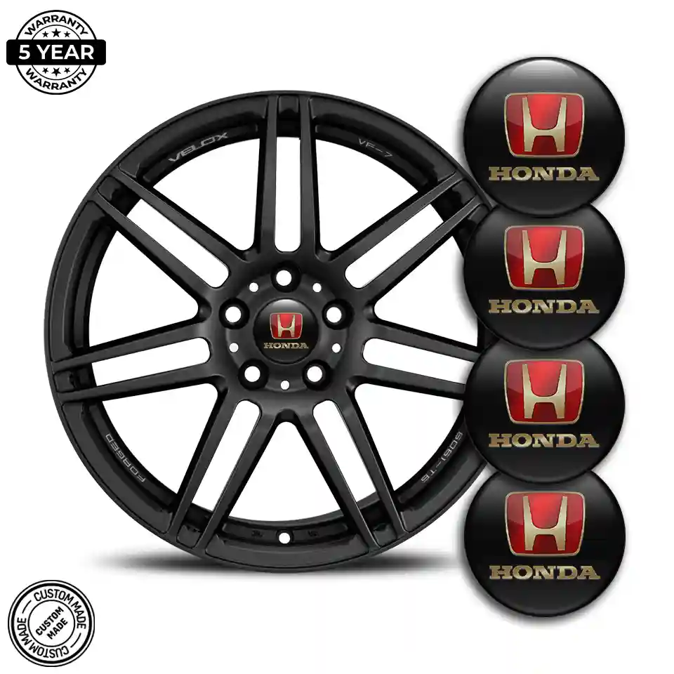 Honda Domed Sticker Stylish Design