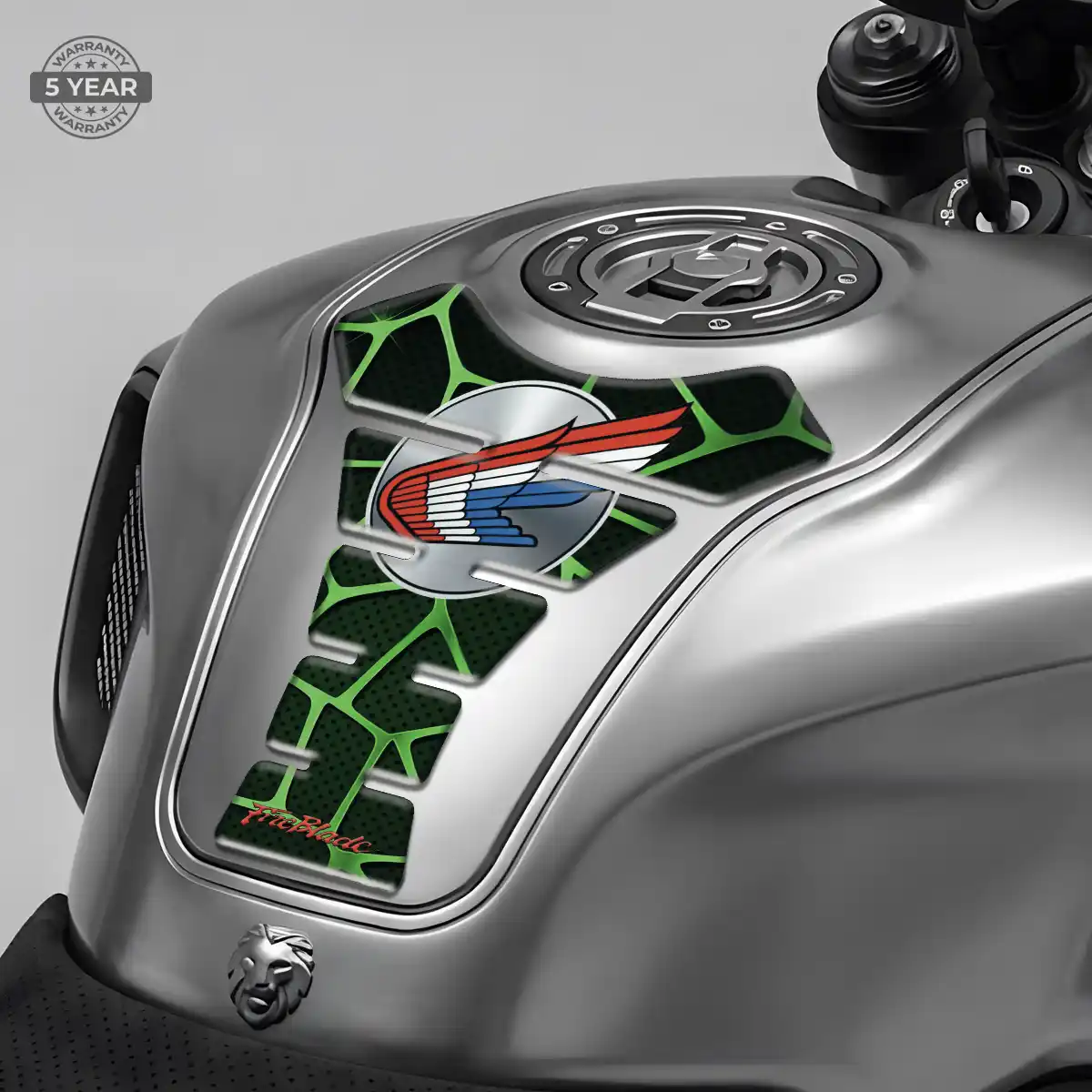 Honda Domed Tank Sticker Sleek Style