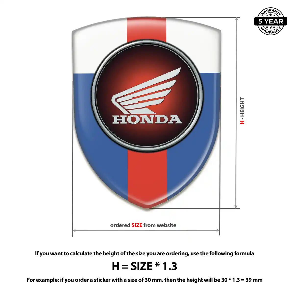 Honda Emblem Badge Exclusive Series