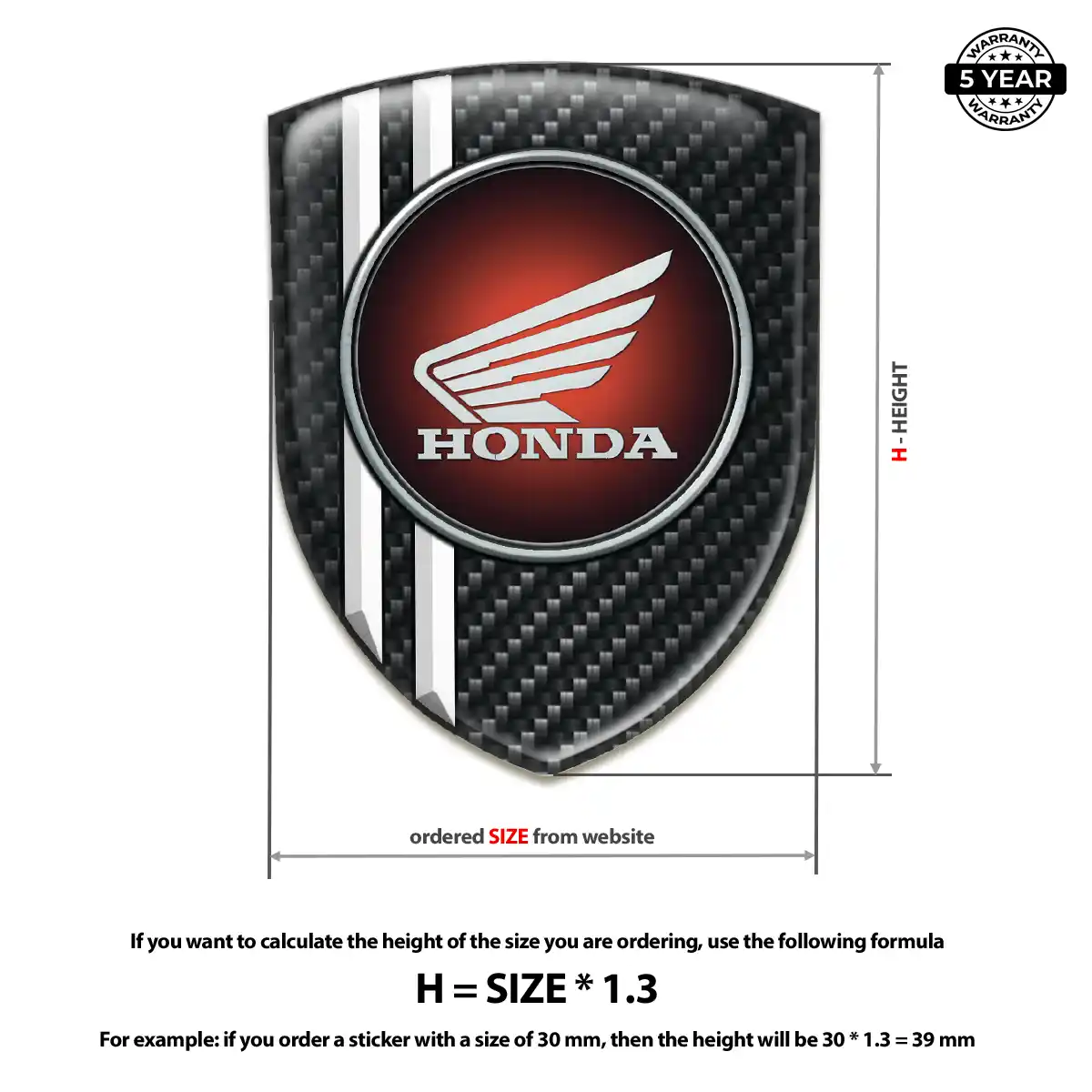 Honda Emblem Badge Interior Elegance