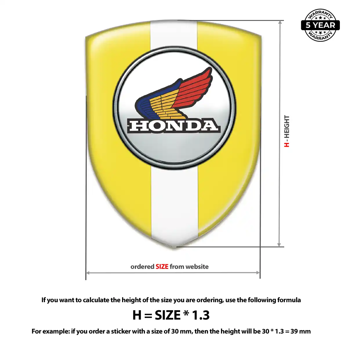 Honda Emblem Crest Exclusive Series