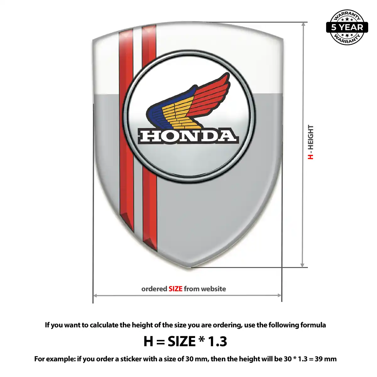 Honda Emblem Crest Opulent Line