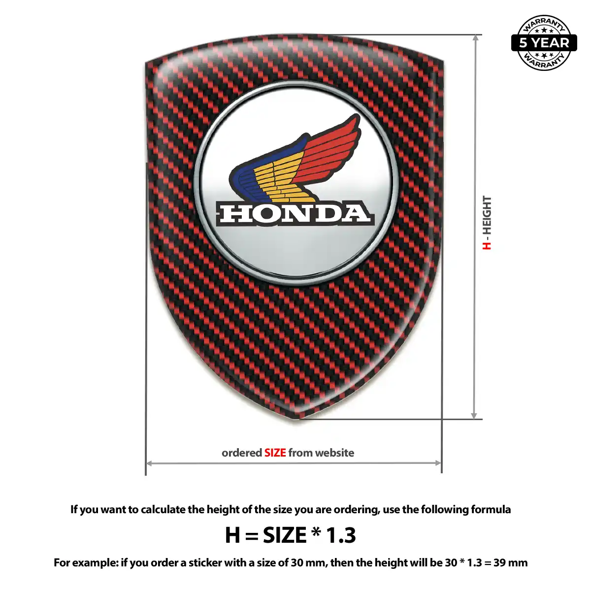 Honda Emblem Crest Refined Design