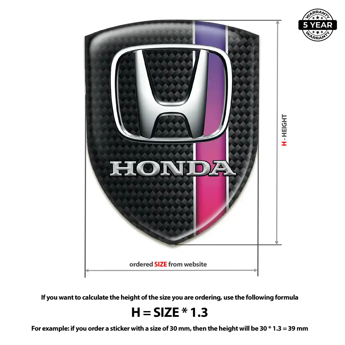 Honda Emblem Deluxe Edition