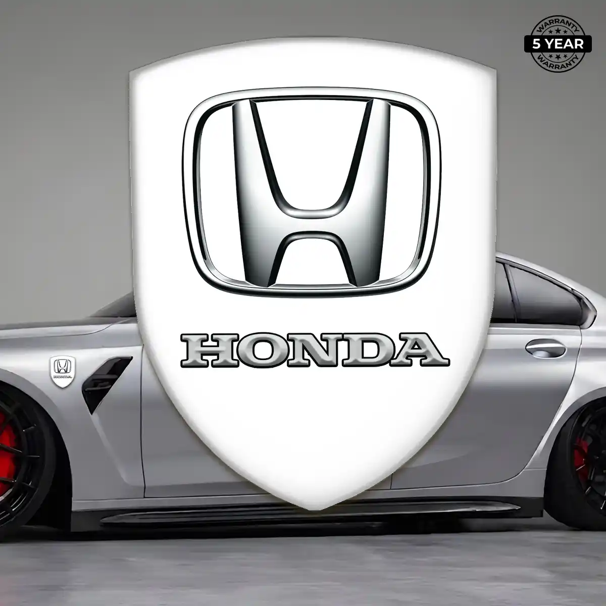 Honda Emblem Domed Badge Elite Finish