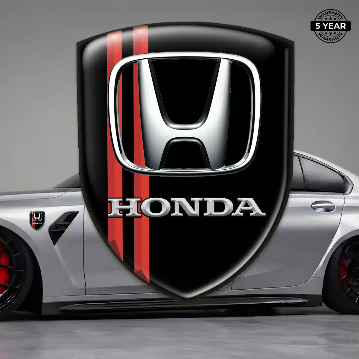 Honda Emblem Domed Badge Interior Luxe