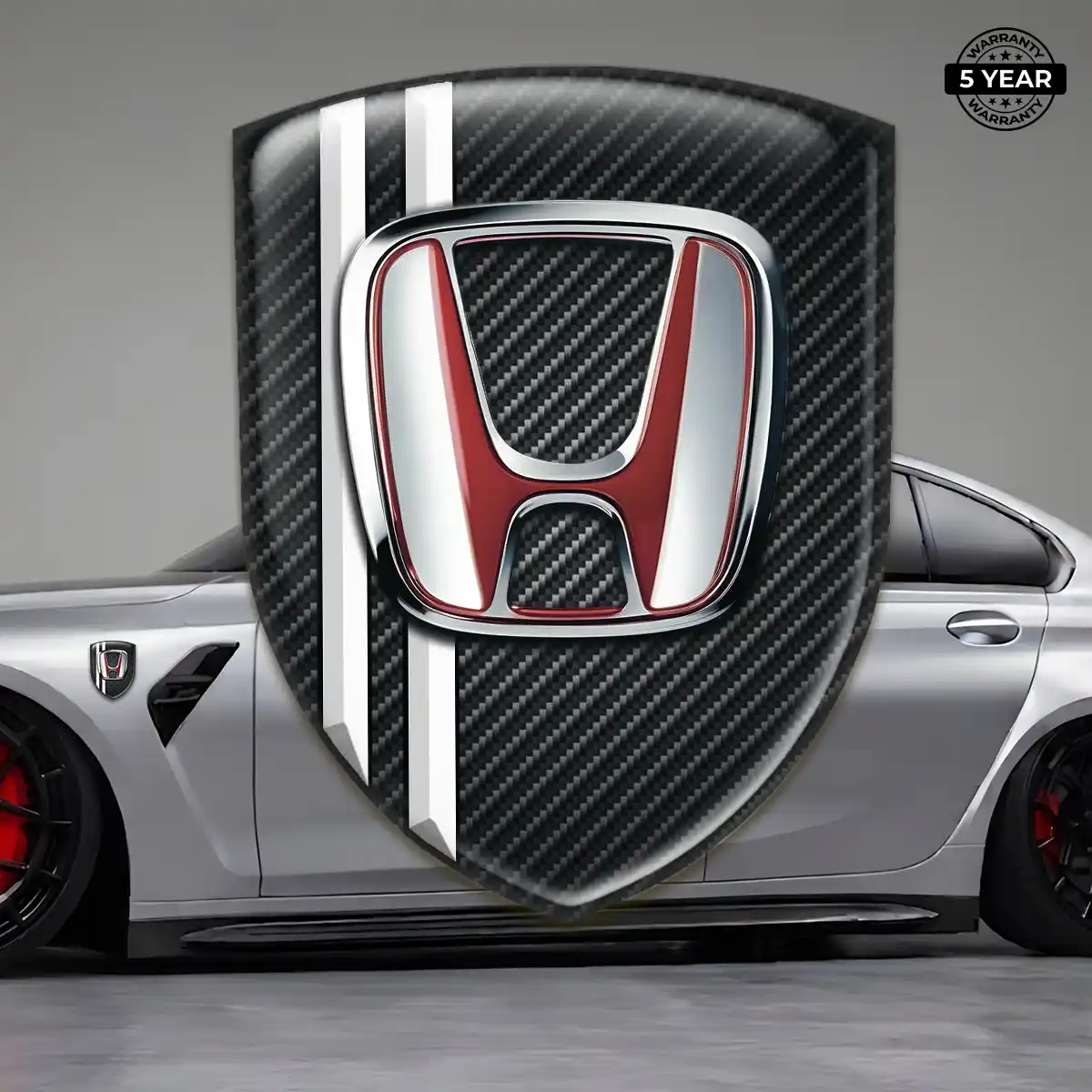 Honda Emblem Domed Badge Signature Grade