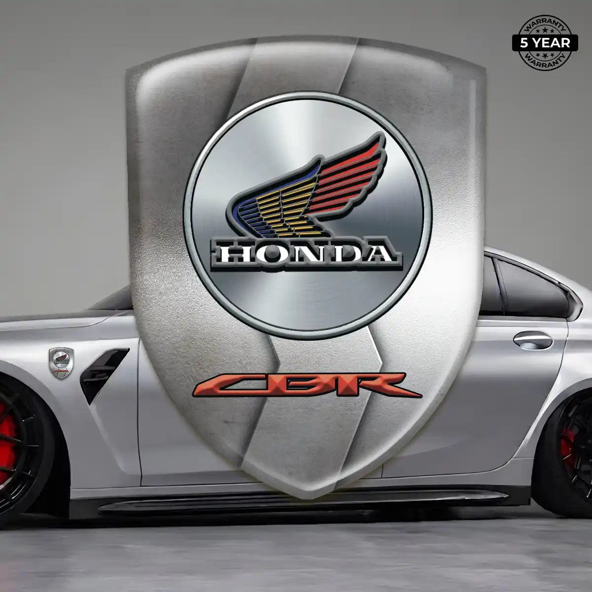 Honda Emblem Domed Badge Sleek Style