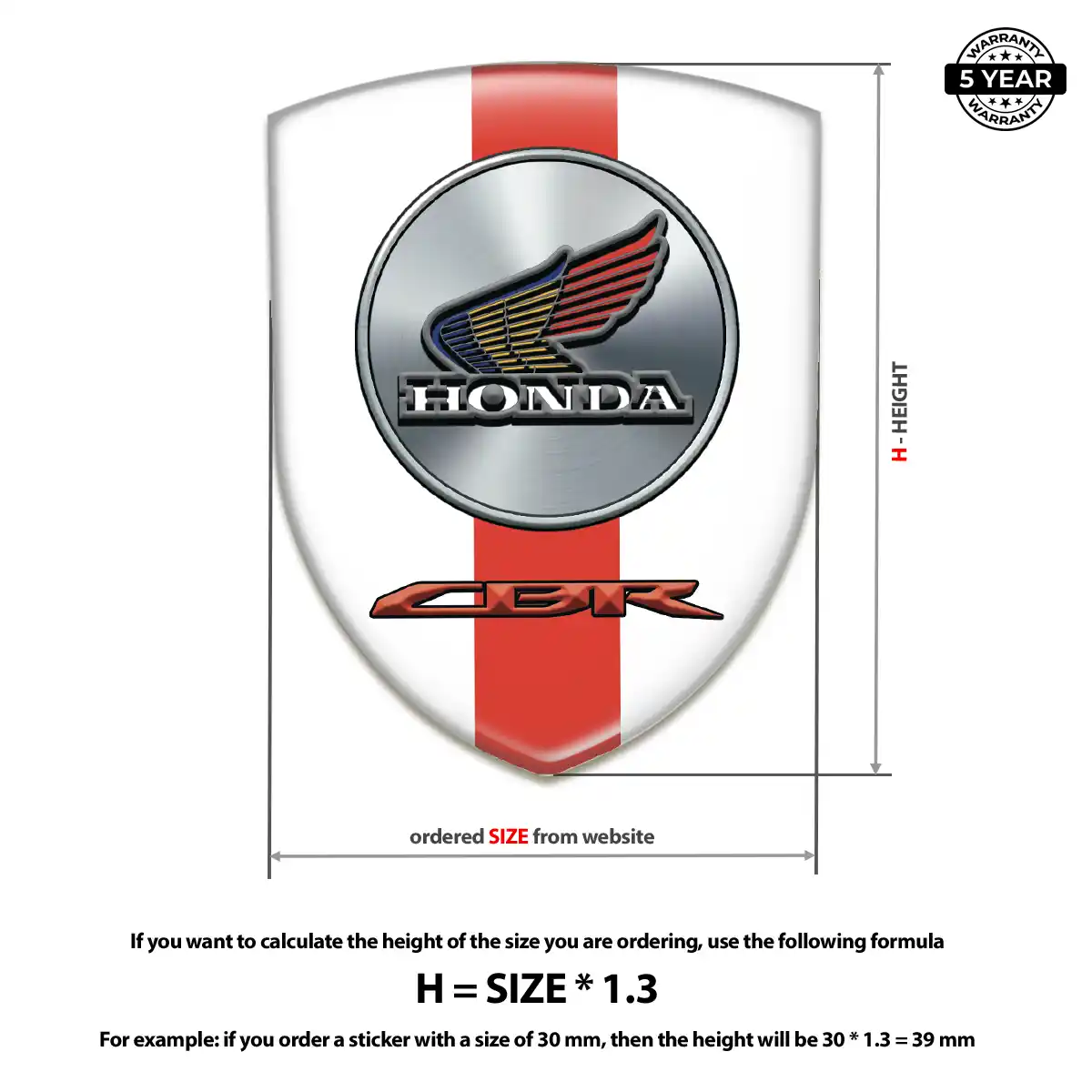 Honda Emblem Elite Finish