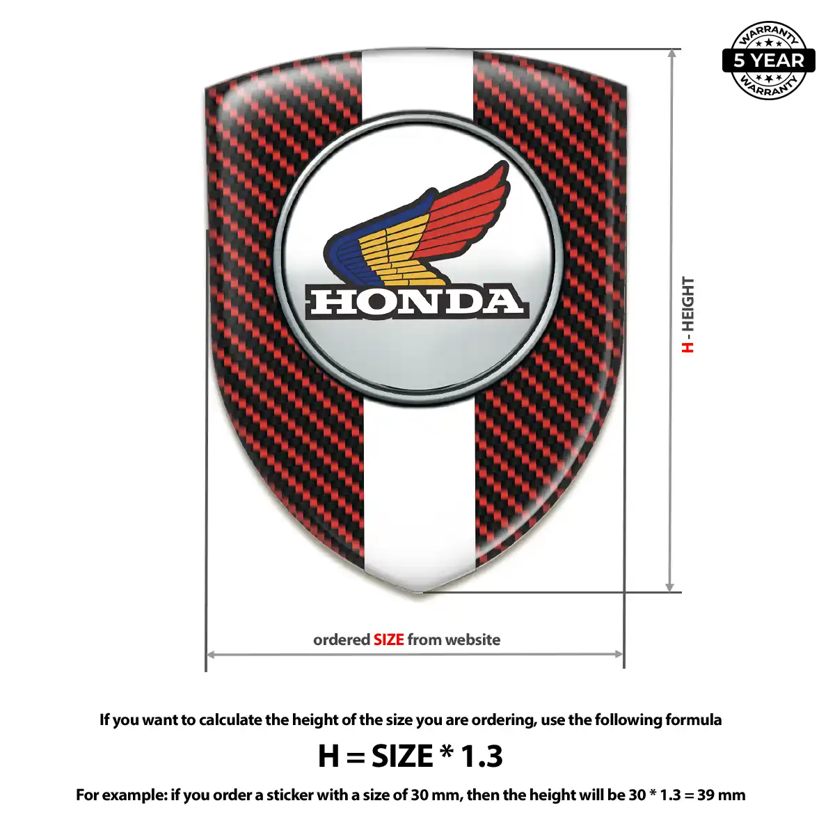 Honda Emblem Exterior Luxe