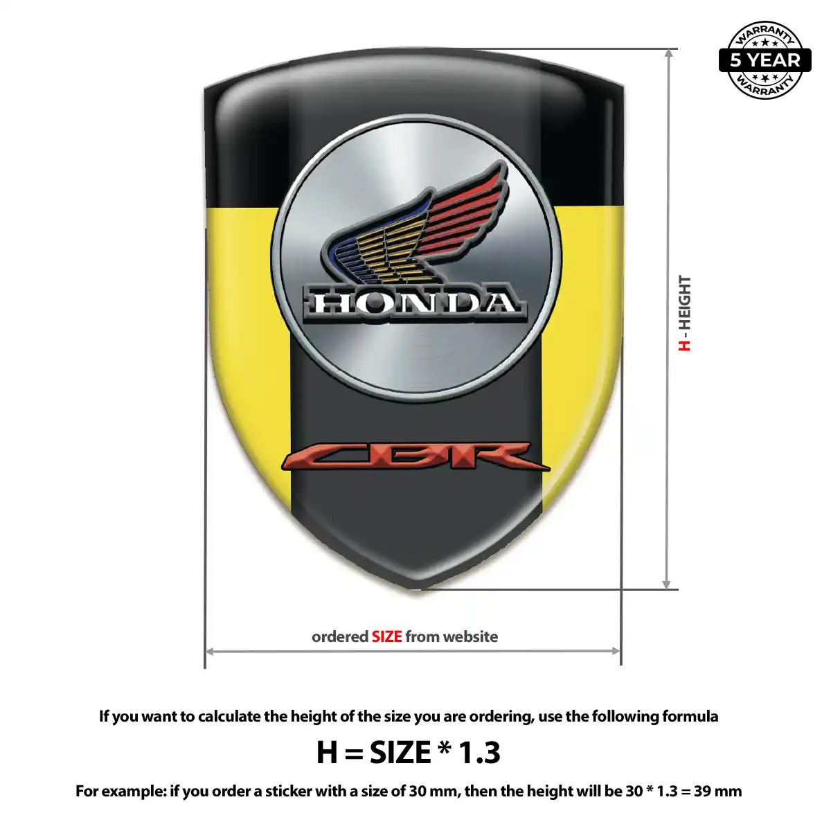 Honda Emblem Logo Badge Sleek Style