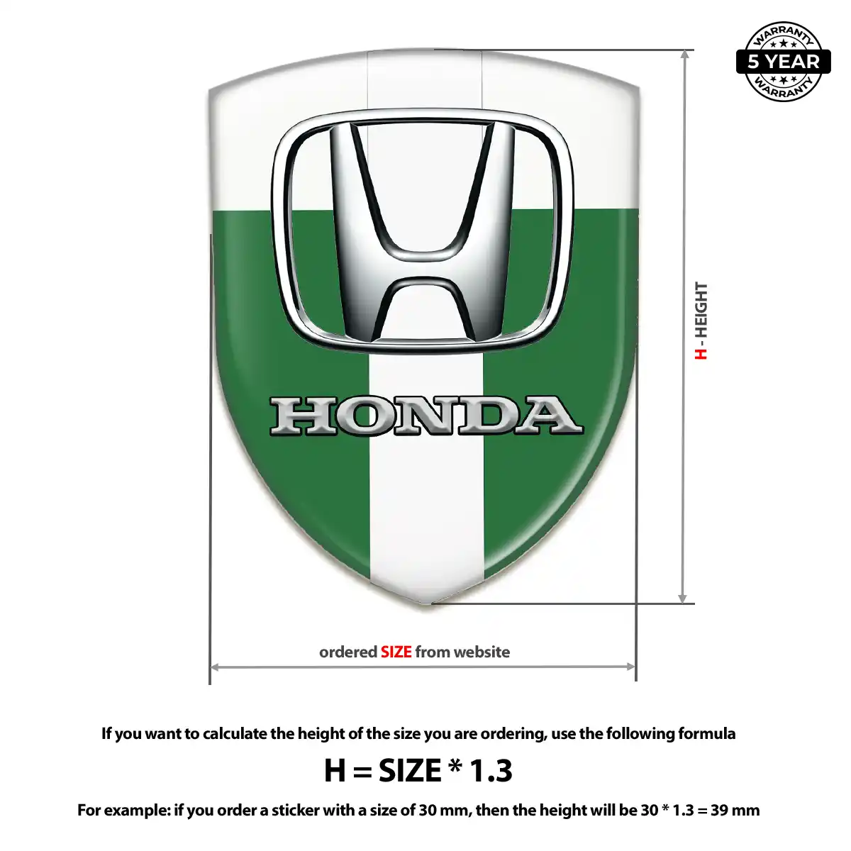 Honda Emblem Logo Deluxe Edition