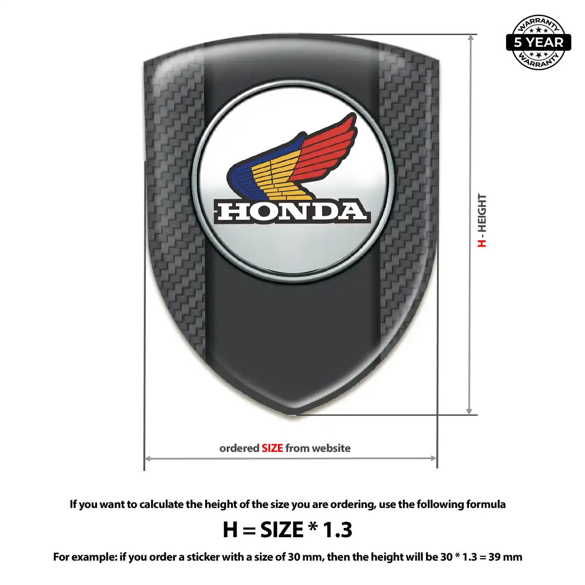 Honda Emblem Logo Exclusive Series