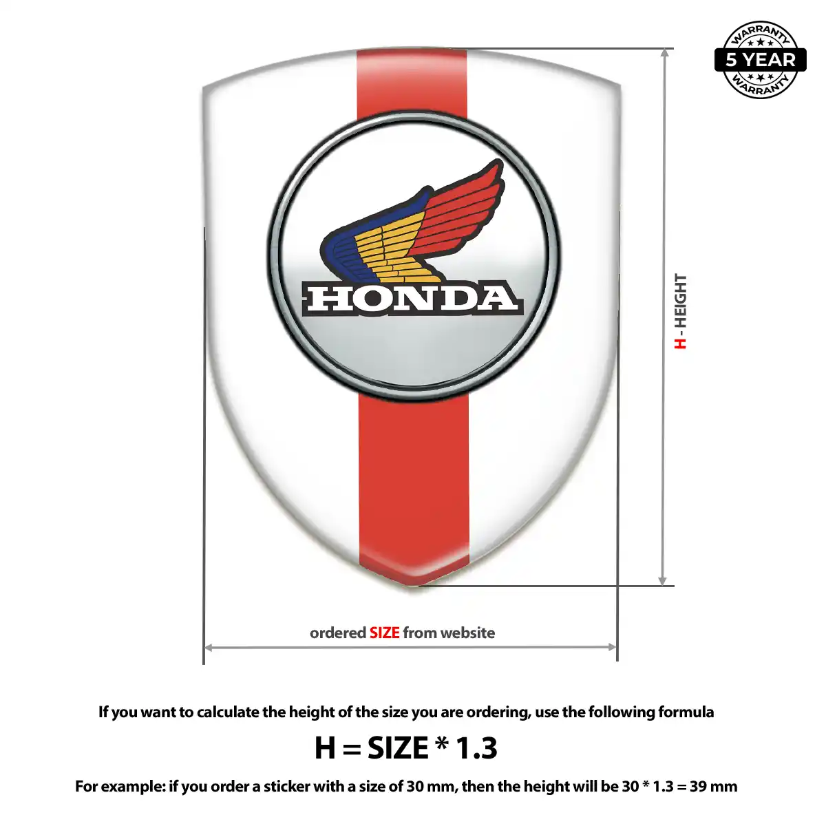 Honda Emblem Logo Prime Quality