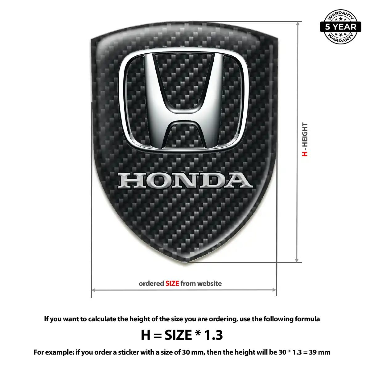 Honda Emblem Logo Sleek Style