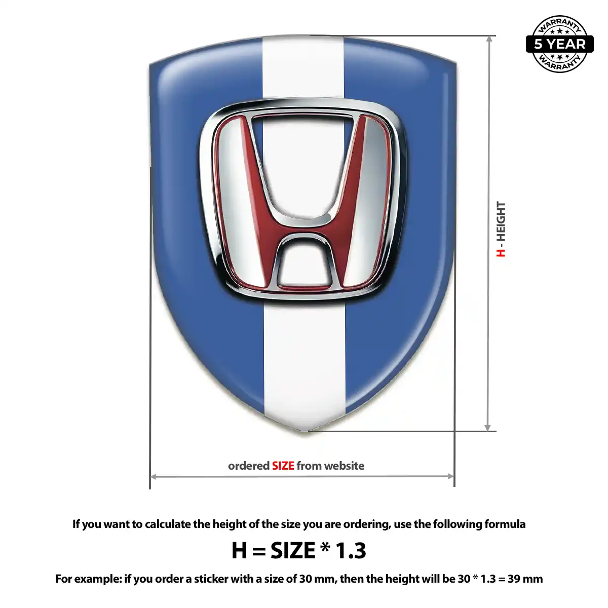 Honda Emblem Outer Style