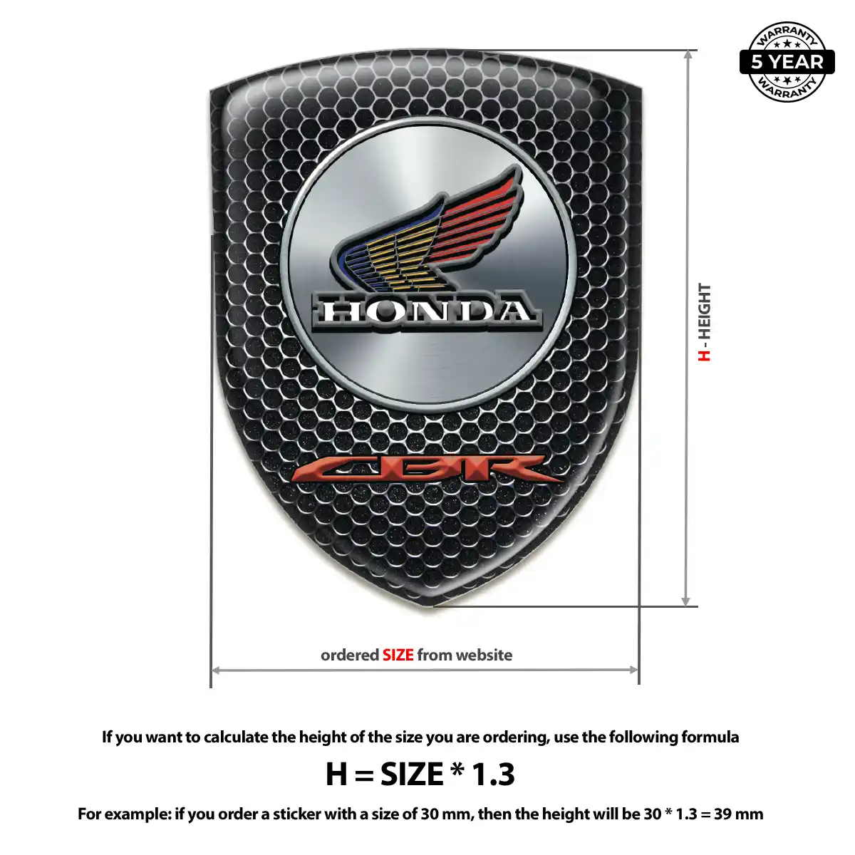 Honda Emblem Refined Design
