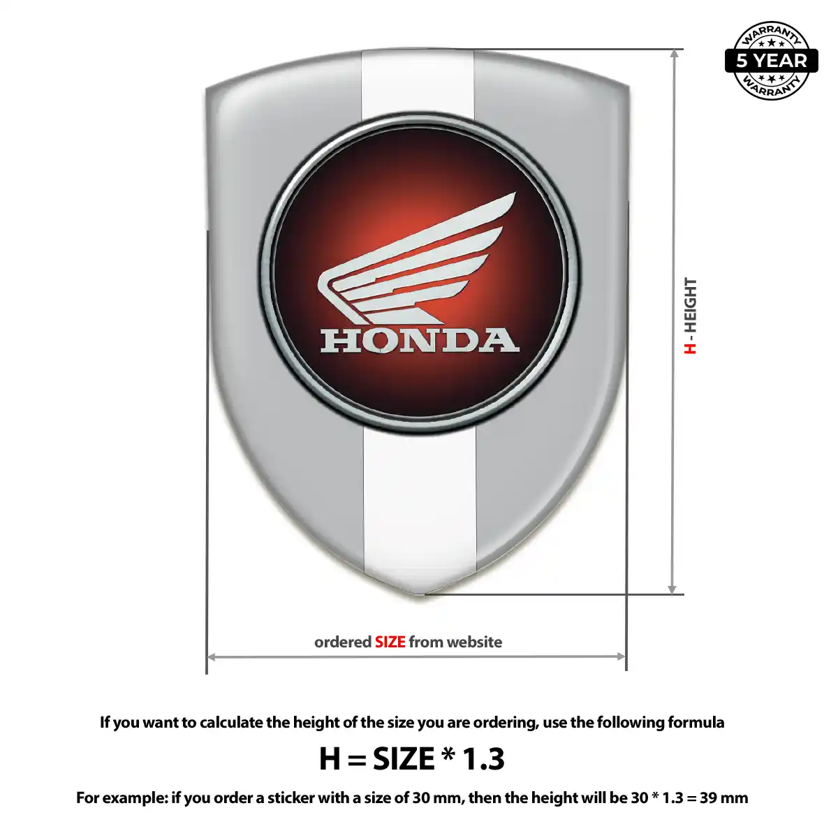 Honda Emblem Shield Elite Edition