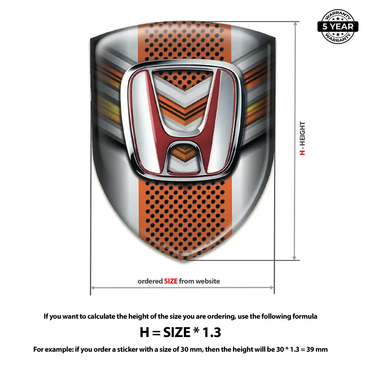 Honda Emblem Shield Interior Luxe