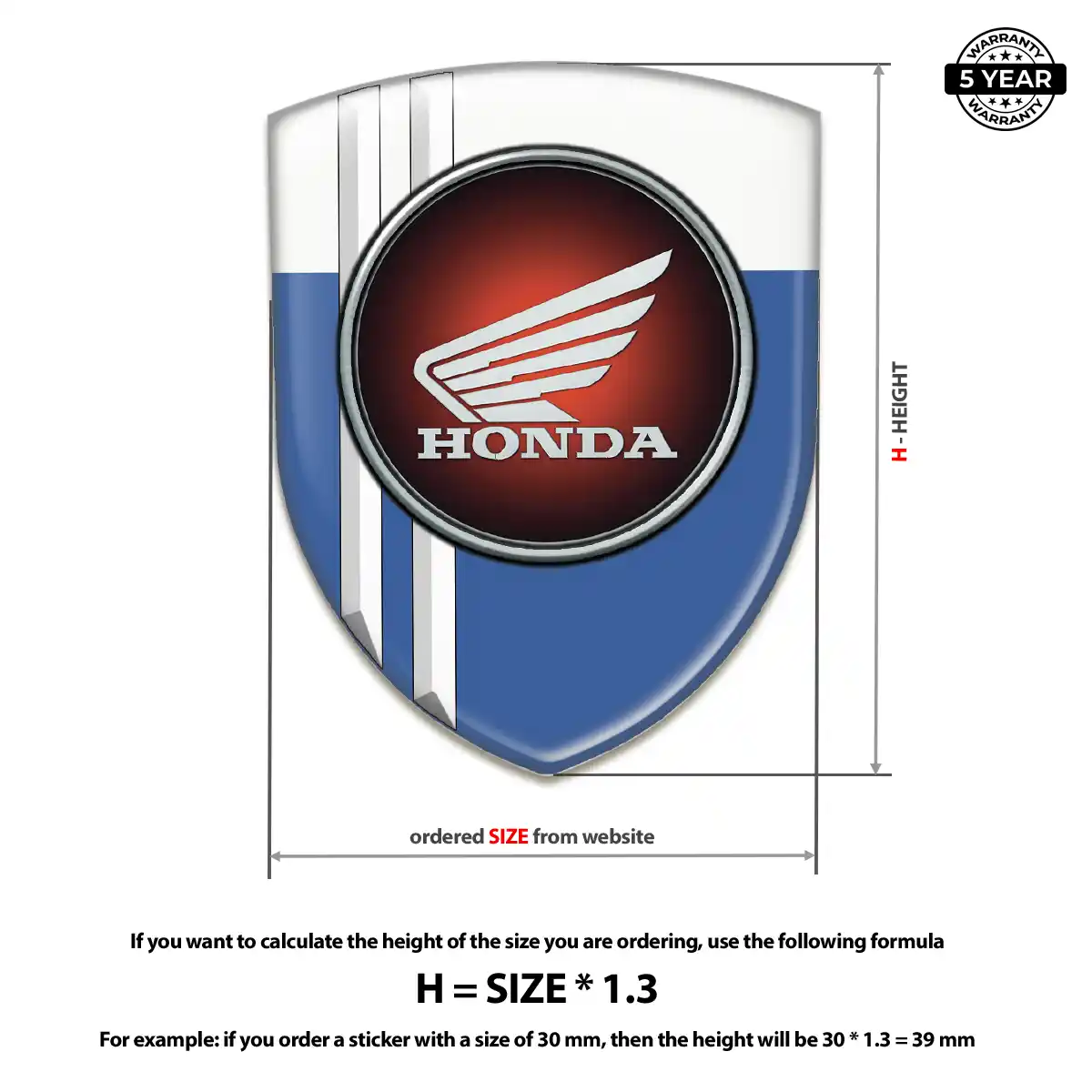 Honda Emblem Shield Refined Design