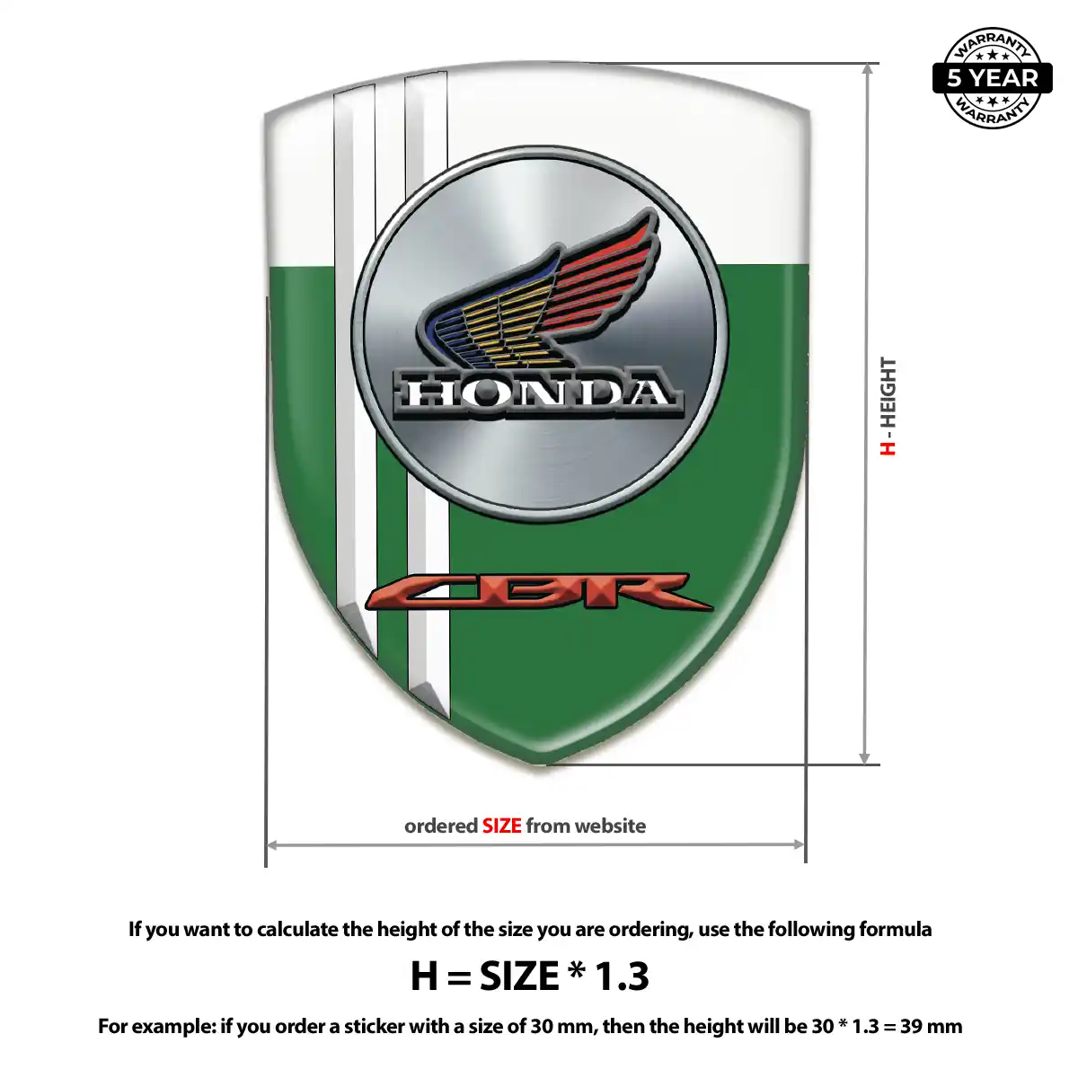 Honda Emblem Silicone Elite Finish