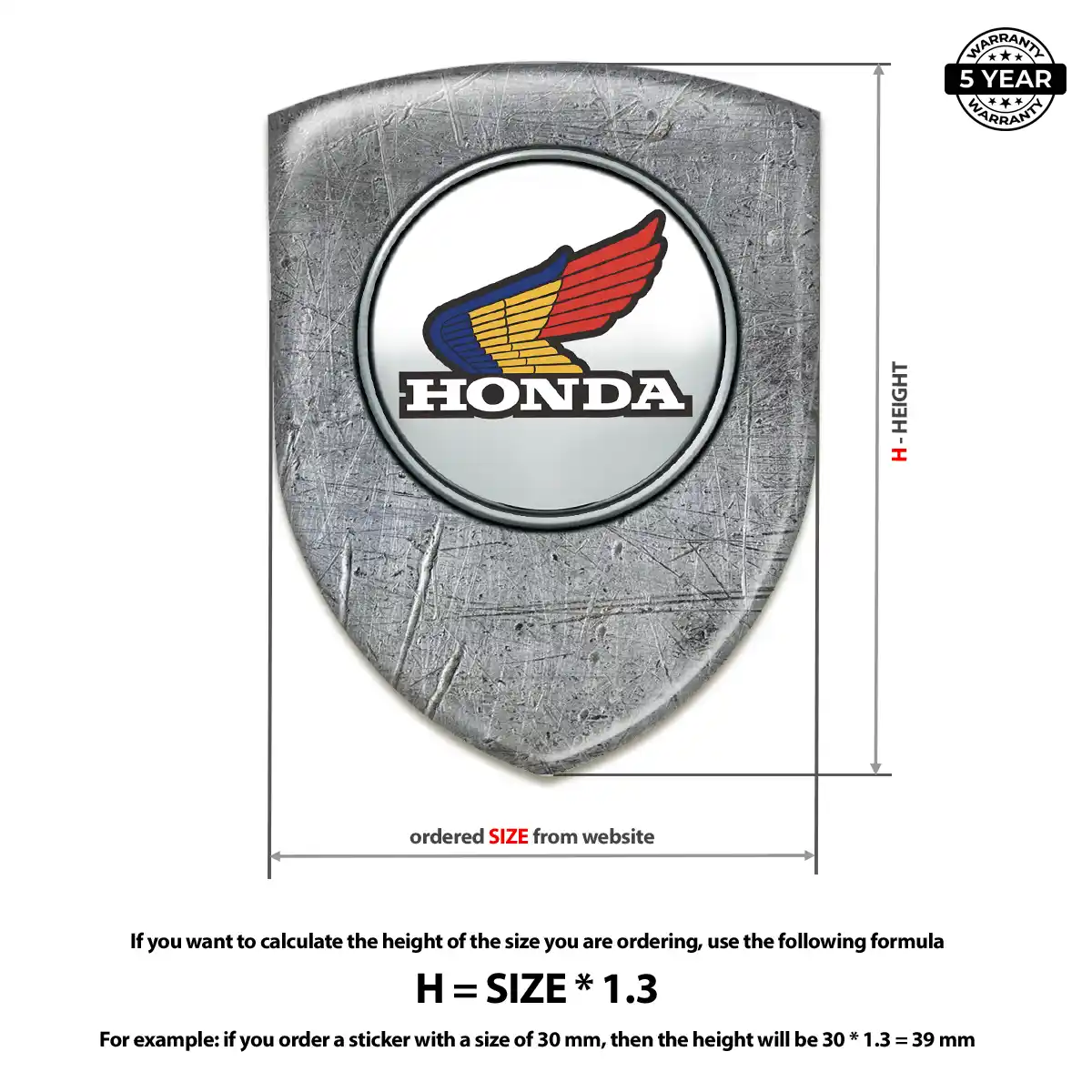 Honda Emblem Silicone Interior Luxe