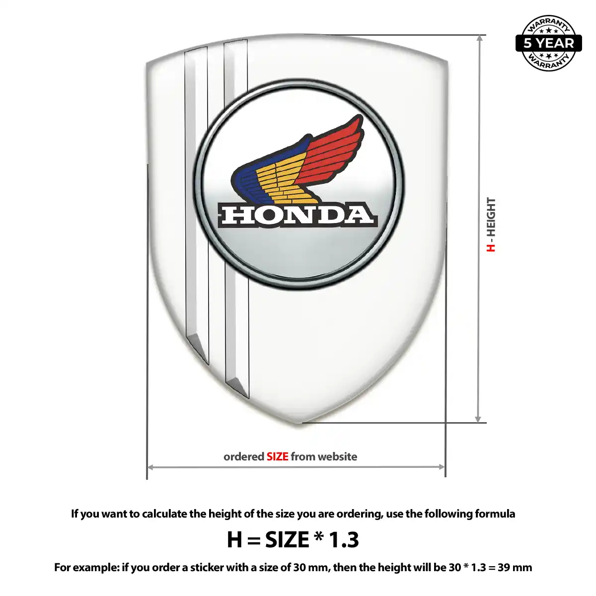 Honda Emblem Silicone Opulent Line