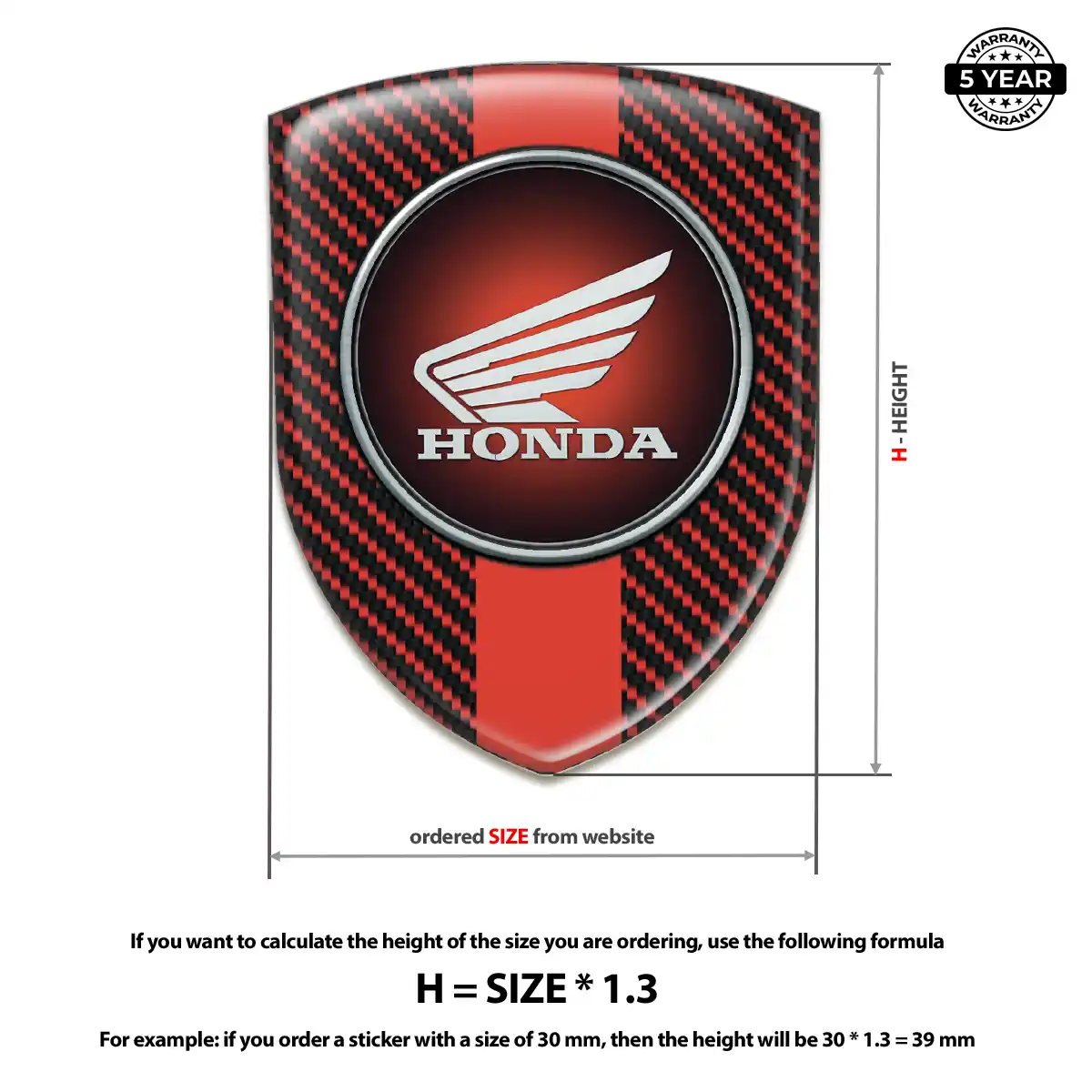Honda Emblem Silicone Prestige Line