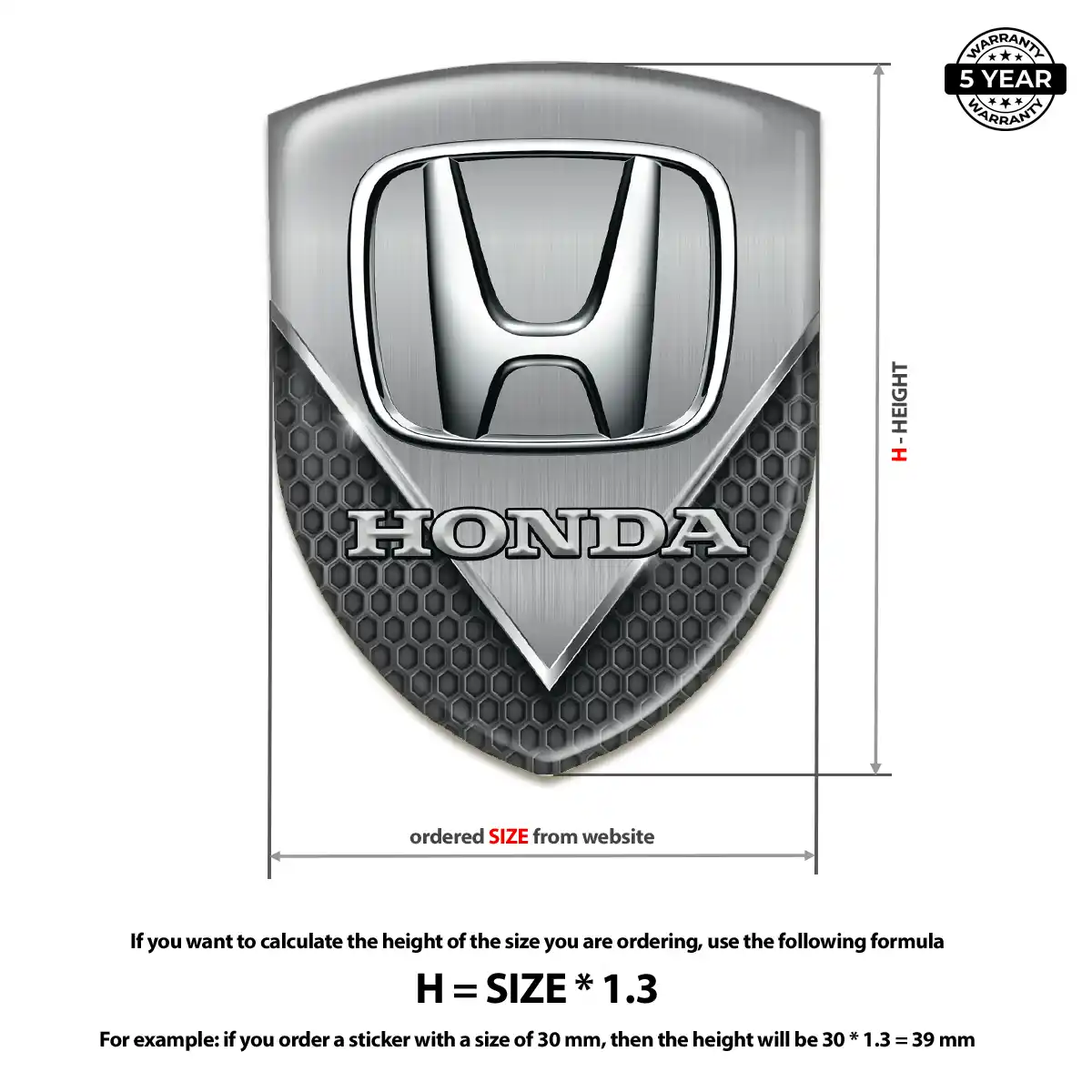 Honda Emblem Superior Craft