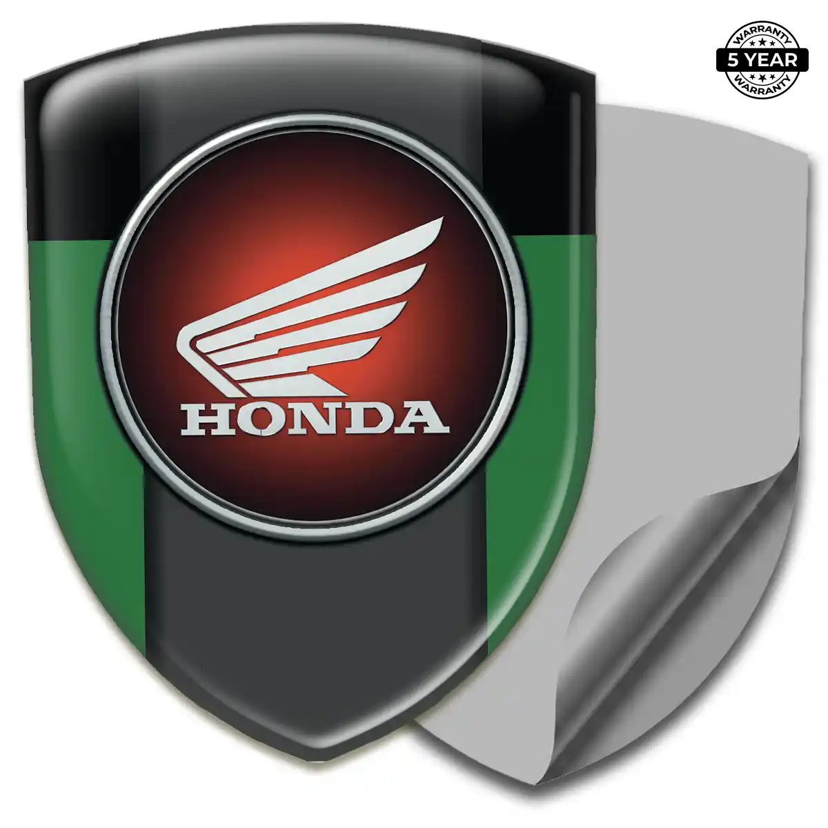 Honda Epoxy Domed Sticker Elite Finish