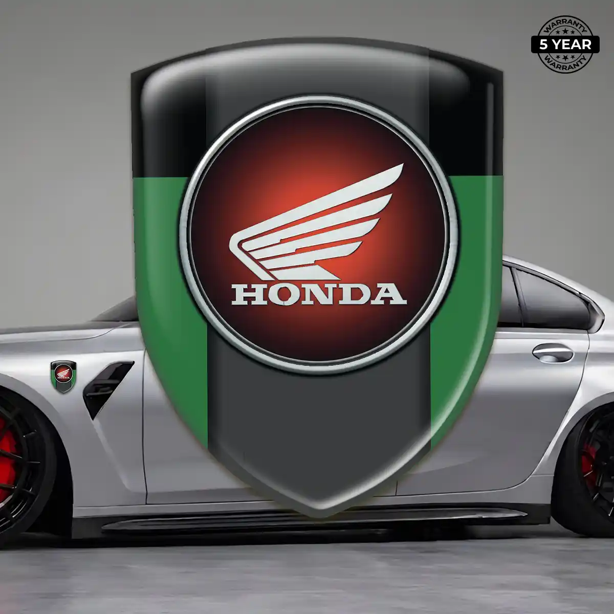 Honda Epoxy Domed Sticker Elite Finish