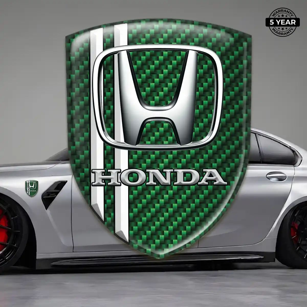 Honda Epoxy Domed Sticker Outer Style