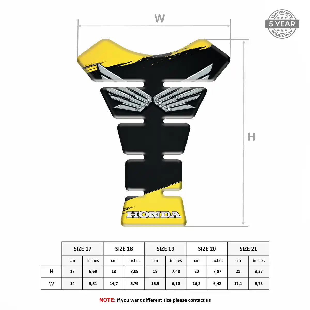 Honda Fuel Tank Pad Elite Edition